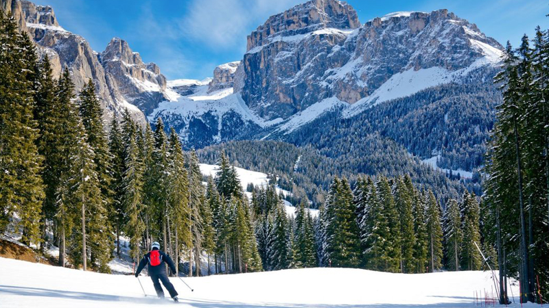 Skidresa till Val di Fassa